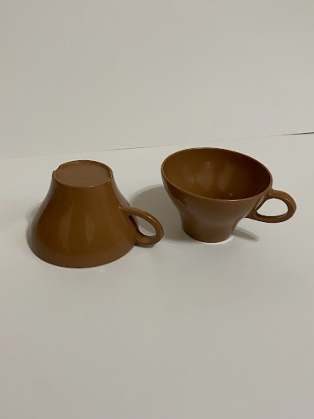 Brown Atomic Melamine Mugs - Set of 2